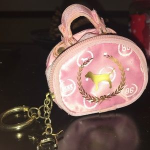 Victoria’s Secret Pink dog keychain coin purse htf